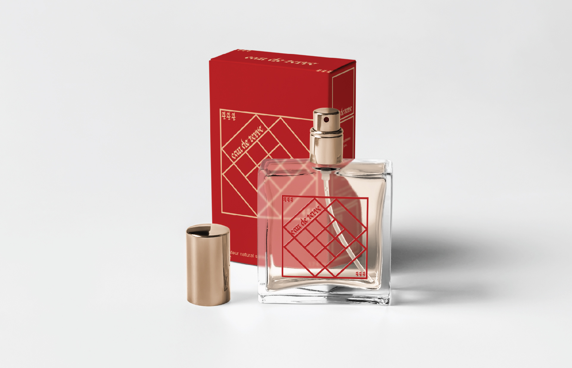 Eau de Terre perfume packaging
